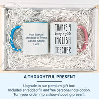 Funny Teacher Mug – Spelling Joke for English Teachers | End of Term Appreciation