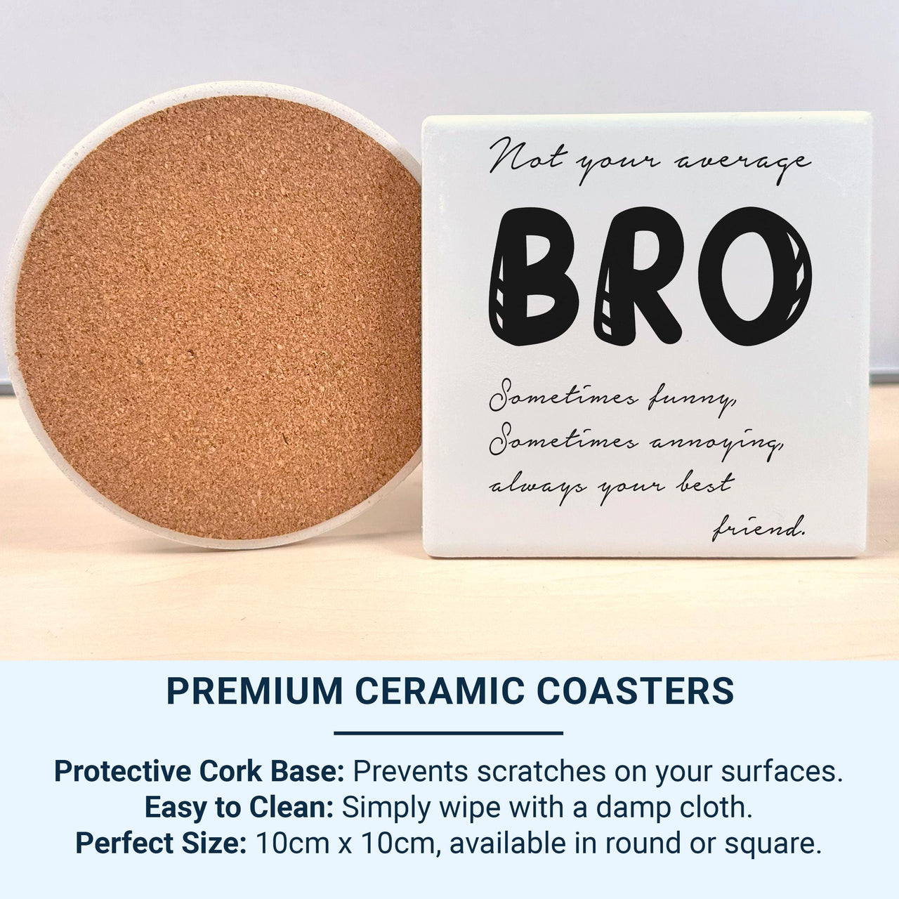 Not Your Average Bro Mug – Funny Brother and Best Friend Gift – Humorous Cup for Birthdays, Christmas or Just Because