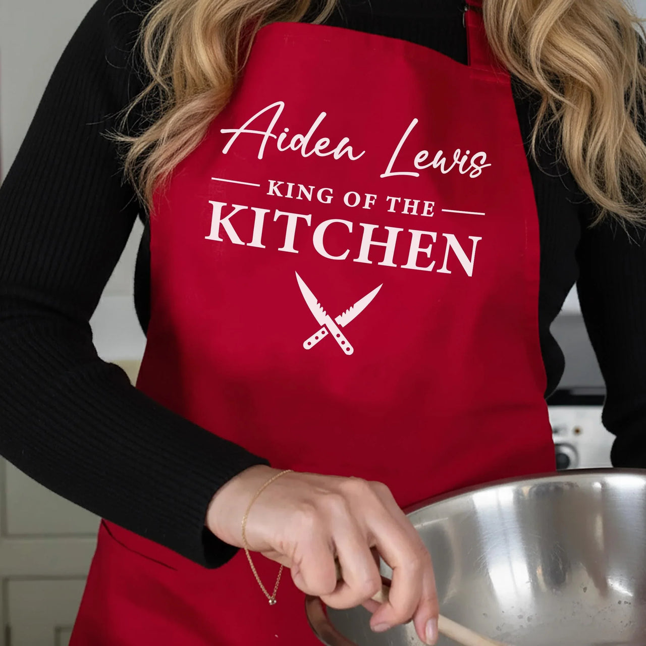 Matching Couples Aprons – His And Hers Adjustable Fit | Personalised Kitchen Gift