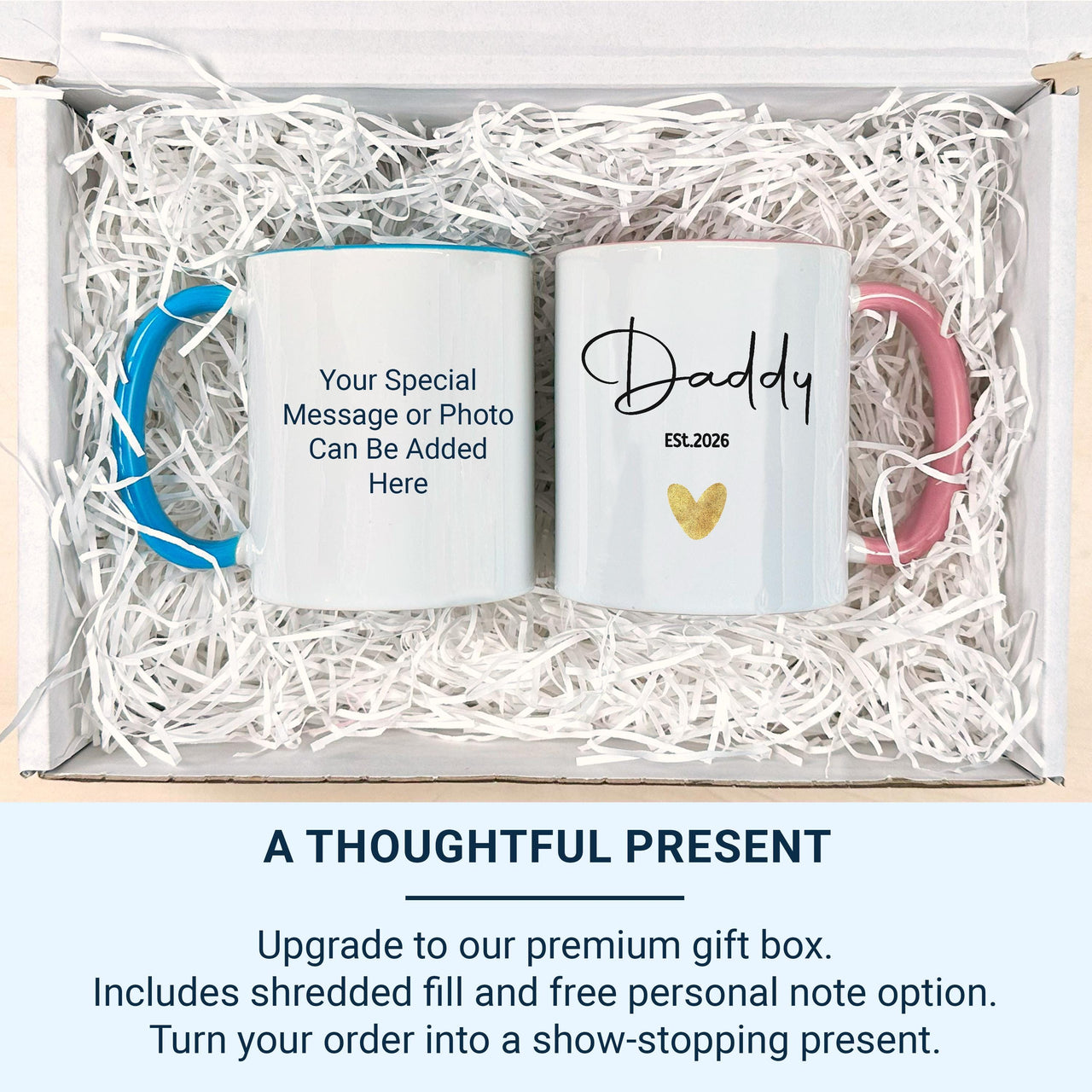 New Mum and Dad Gift Mugs | Mummy and Daddy To Be | Perfect for Baby Showers and New Parents