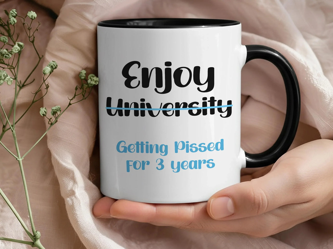 Funny University Mug – Cheeky Student Gift | Freshers & Birthday Present