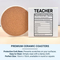 Teacher Appreciation Mug – Funny Teacher Gift | Personalised Ceramic Coffee Cup