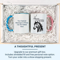 Equestrian Horse Mug - Perfect Birthday or Christmas Gift - Cute Horse Coffee Cup for Owners & Enthusiasts