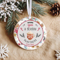 Hot Cocoa Ornament - Sweet Holiday Keepsake with Message for Family & Friends