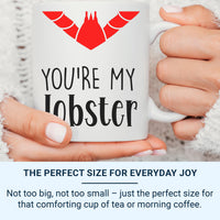 You’re My Lobster Mug – Romantic Couples Gift with Iconic Friends Reference – Anniversary, Valentine’s and Cosy Night_In Keepsake