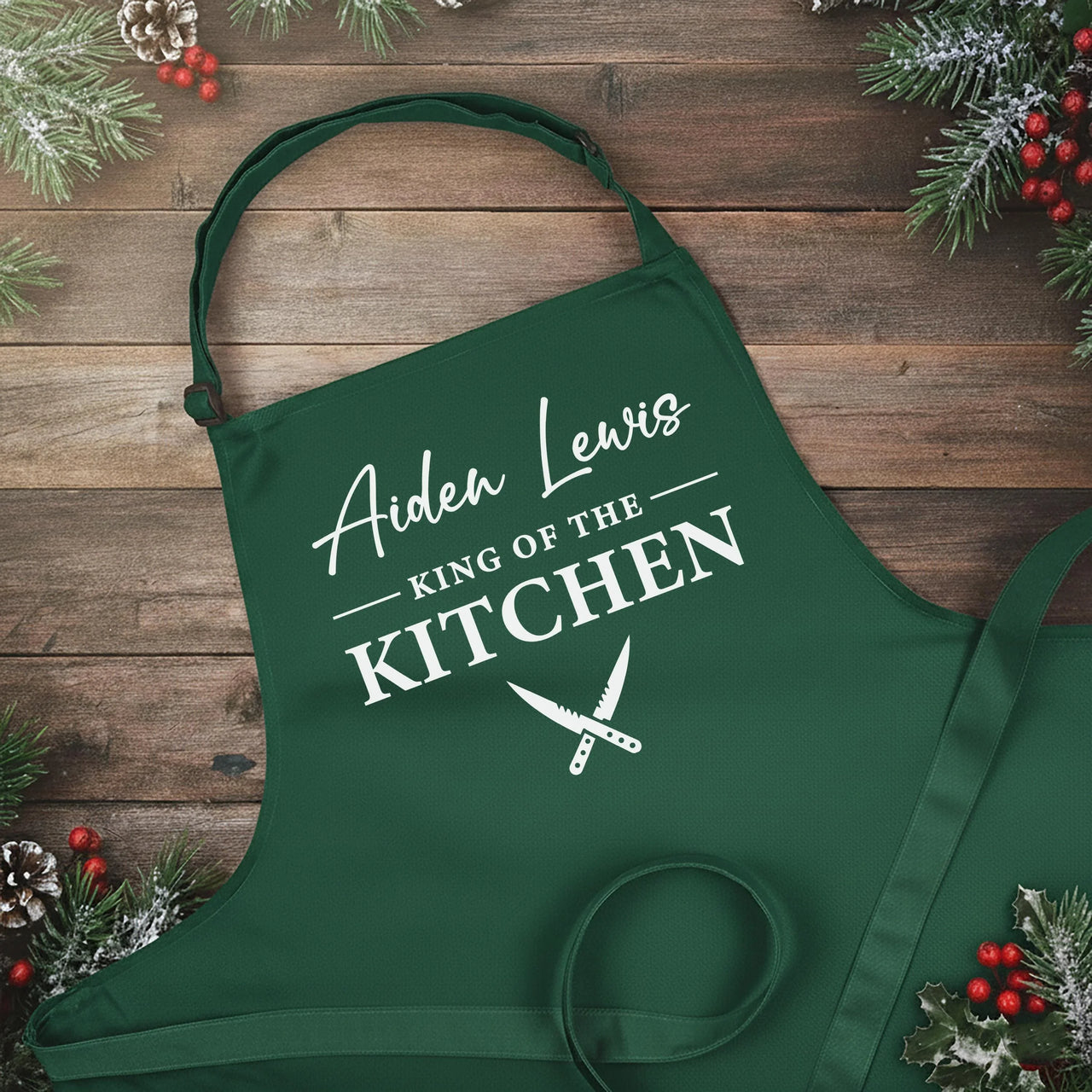 Matching Couples Aprons – His And Hers Adjustable Fit | Personalised Kitchen Gift