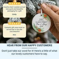 First Christmas Ornament – Personalised Christmas Gift | New Home Keepsake