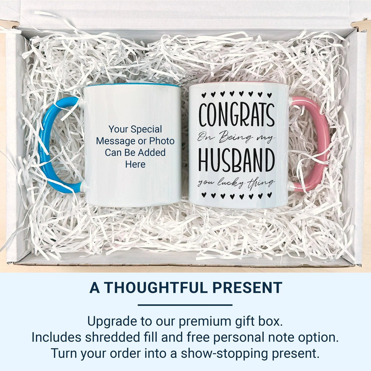 Funny Husband Mug – Romantic Anniversary Gift | Ceramic Coffee Cup with Heart Design