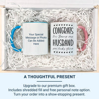 Funny Husband Mug – Romantic Anniversary Gift | Ceramic Coffee Cup with Heart Design