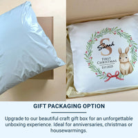 Personalised Baby Cushion - Soft Touch Cushion Cover | Custom Nursery Pillow