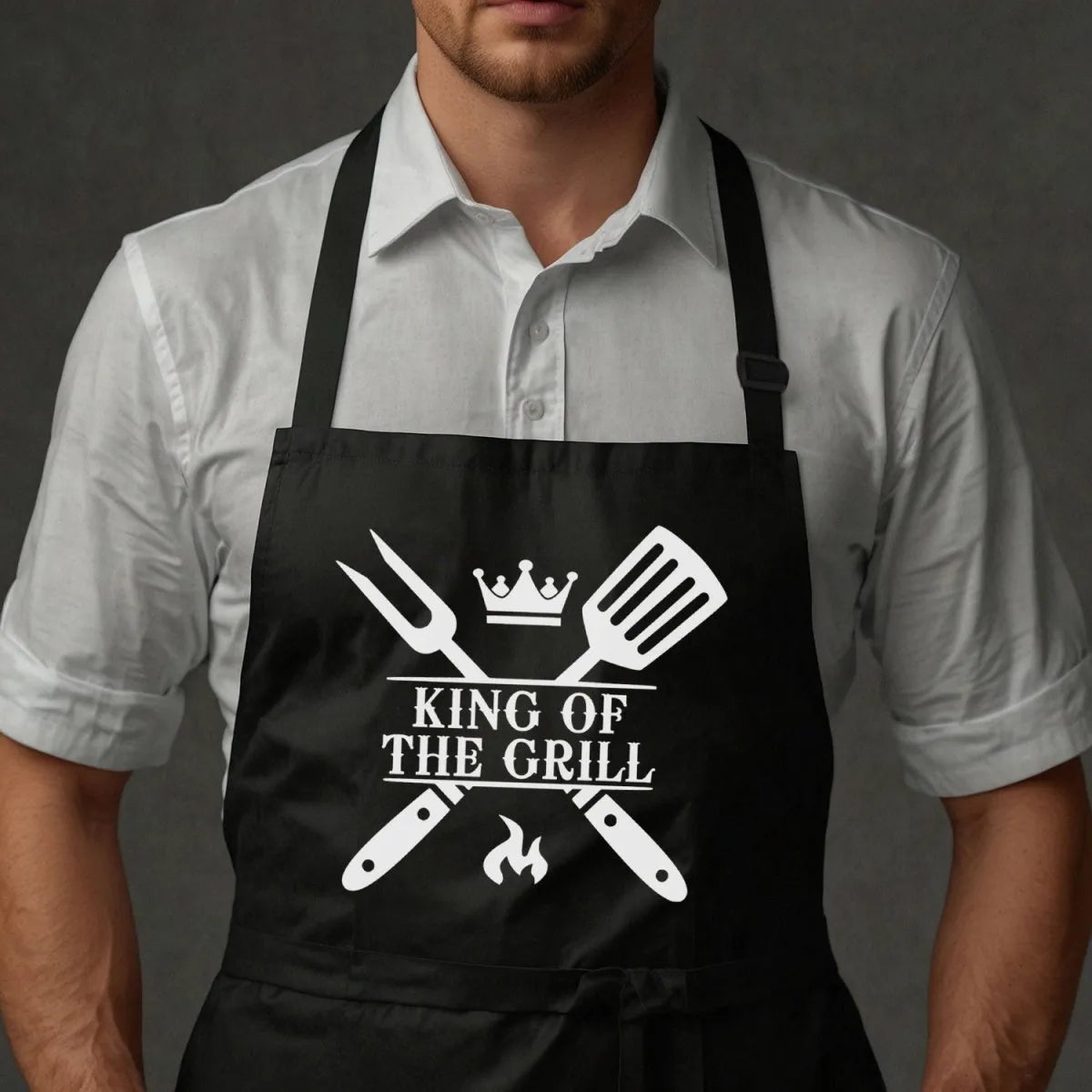 BBQ Champion Apron - Humorous Gift for Men - Grill Enthusiast - DENMARY