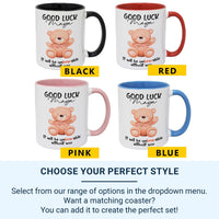 Good Luck – “Unbearable Without You” Personalised Mug – Cute Teddy and Name – Colleague Leaving, New Job and Farewell Keepsake