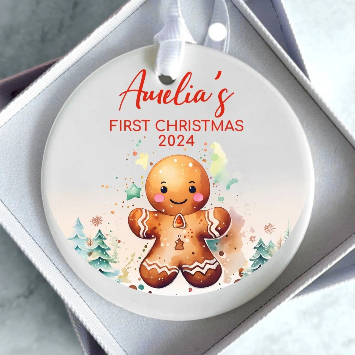 Bespoke Baby's 1st Yuletide Bauble - Infants' Gingerbread Keepsake - DENMARY