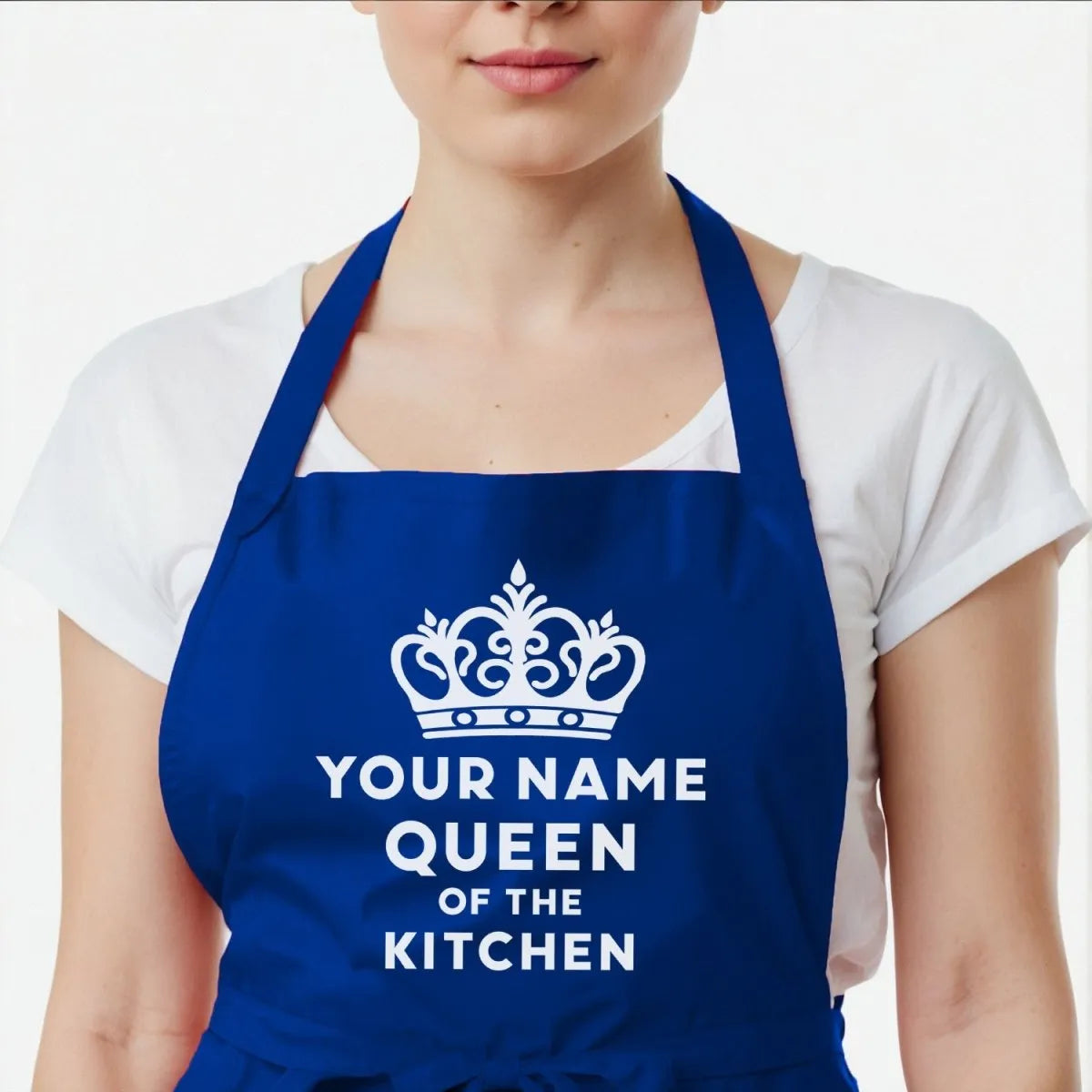 Bespoke Monarch of the Cookery Apron - Culinary Gift - Customisable - DENMARY