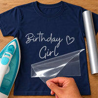 Birthday Girl Mermaid Iron-On Transfer