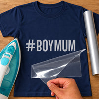 Mockup of a navy tee with 