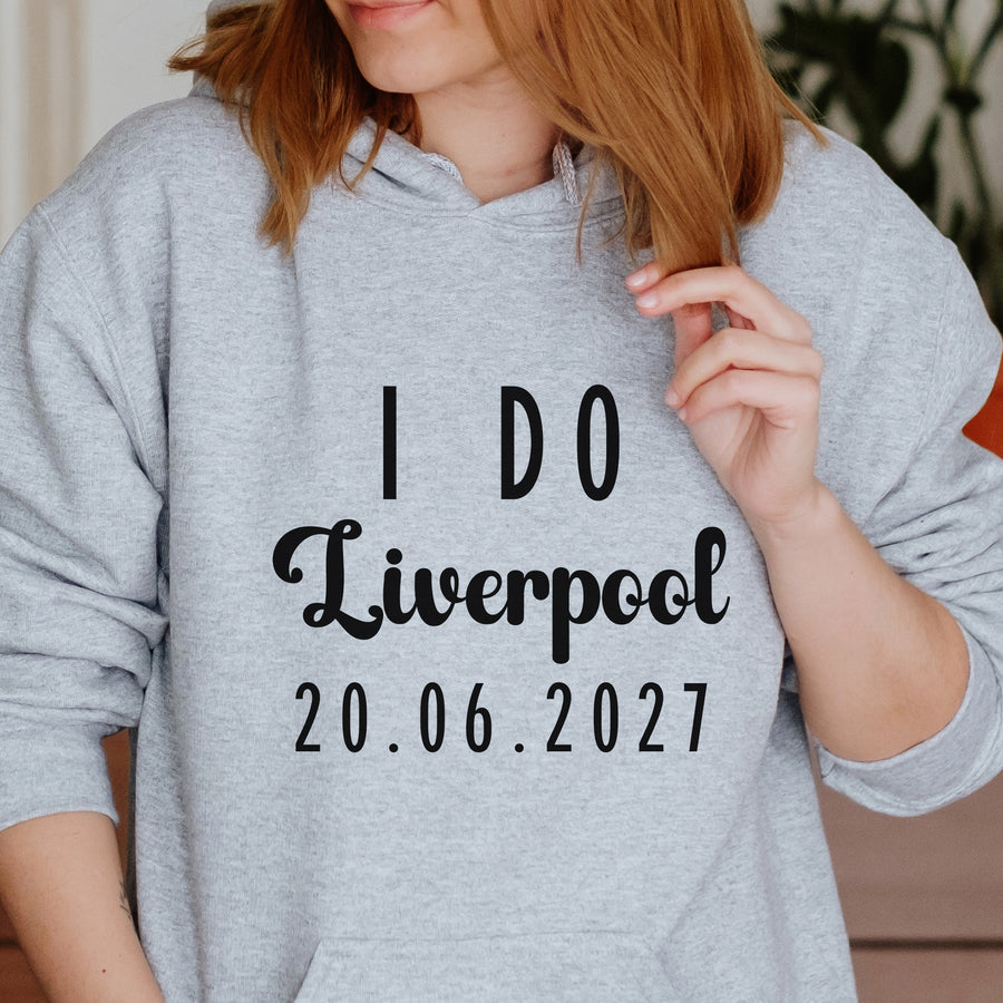 Bride Hen Party Iron-On Transfer - Personalised I Do HTV Design - photo of the finished product