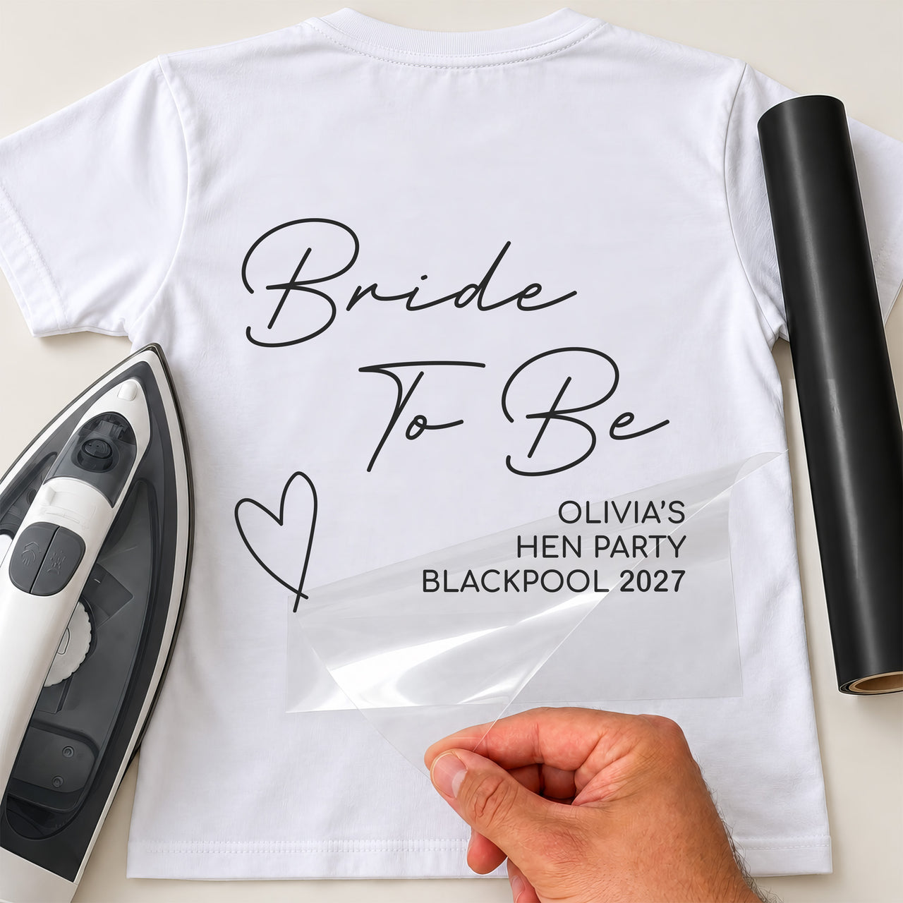 Bride To Be Hen Party Iron-On Transfer
