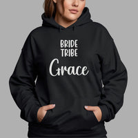 Bride Tribe Iron-On Transfer shown on a hoodie