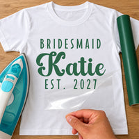 Bridesmaid Hen Party Iron-On Transfer