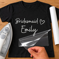 Bridesmaid Iron-On Transfer | Wedding HTV UK