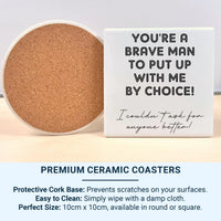 Funny Partner Mug – Cheeky Anniversary Gift With Bold Script Design & Romantic Message