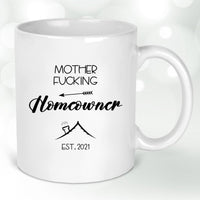 Thumbnail for Celebratory New Homeowner Mug - Custom Housewarming Present - Bold Statement - DENMARY