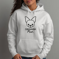 Chihuahua Mum Iron-On Transfer - DENMARY HTV shown on a hoodie