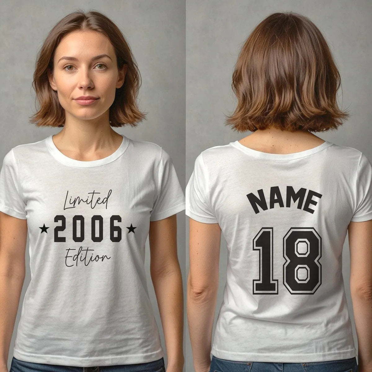 Custom Limited Edition 2006 T-Shirt - Personalized Name and Number - DENMARY