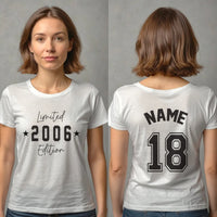 Thumbnail for Custom Limited Edition 2006 T-Shirt - Personalized Name and Number - DENMARY