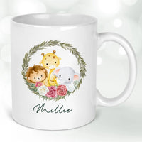 Thumbnail for Custom Safari Mug - Child's Name - Birthday or Xmas Gift - DENMARY