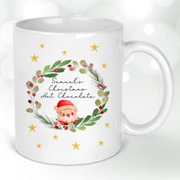 Thumbnail for Custom Santa Mug - Children's Christmas Drinkware - Enamel Hot Chocolate Cup - DENMARY