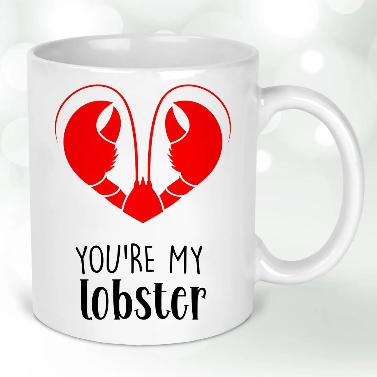 Custom 'You're My Lobster' Mug - Couples' Anniversary - Birthday Present - Humorous Love Token - DENMARY