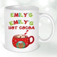 Thumbnail for Customisable Christmas Hot Chocolate Mug - Kids' Stocking Stuffer - Festive Design - DENMARY