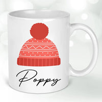 Thumbnail for Customisable Cosy Knit-Themed Mug & Coaster Set - Christmas Stocking Filler for Family - DENMARY