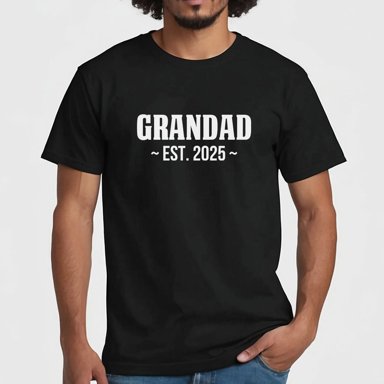 Customisable Grandad Shirt - Father's Day Tribute - Papa Tee with Date - DENMARY