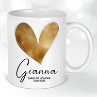 Thumbnail for Customised Bridesmaid Mug - Hen Party - Bridal Souvenir - Mother's Honour - DENMARY