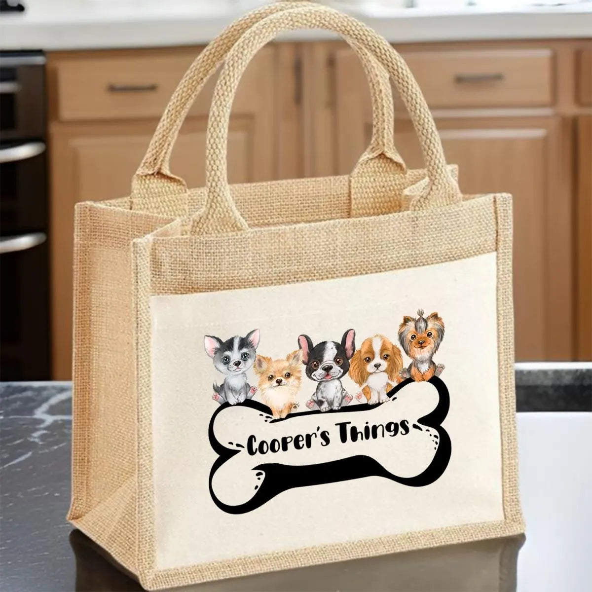 Customised Canine Carryall - Quirky Dog Motif - Pet Owner Gift - Festive Surprise - DENMARY