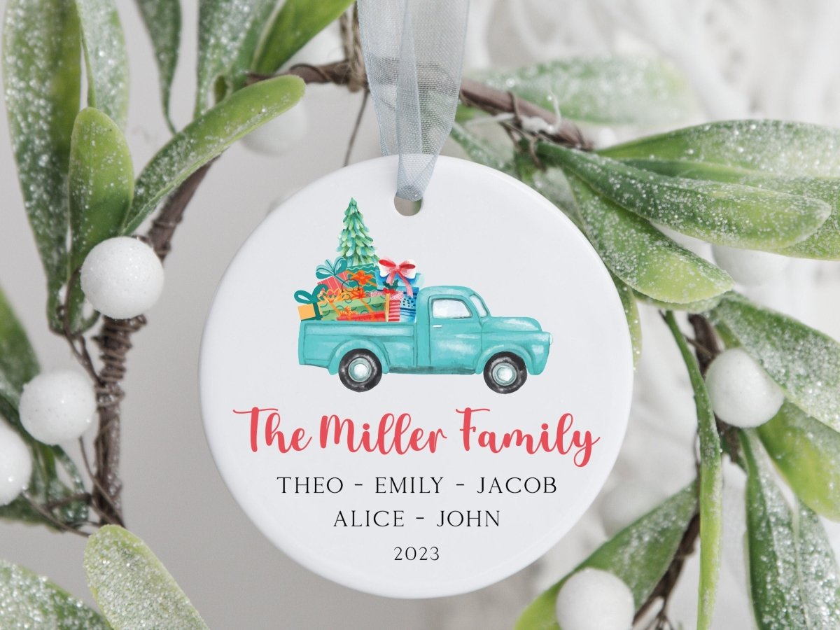 Customised Christmas Bauble - Family Keepsake - Tree Ornament - DENMARY