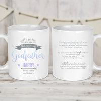 Thumbnail for Customised Godparent Mug - Ideal for Birthdays & Father's Day - Coffee Enthusiast - DENMARY