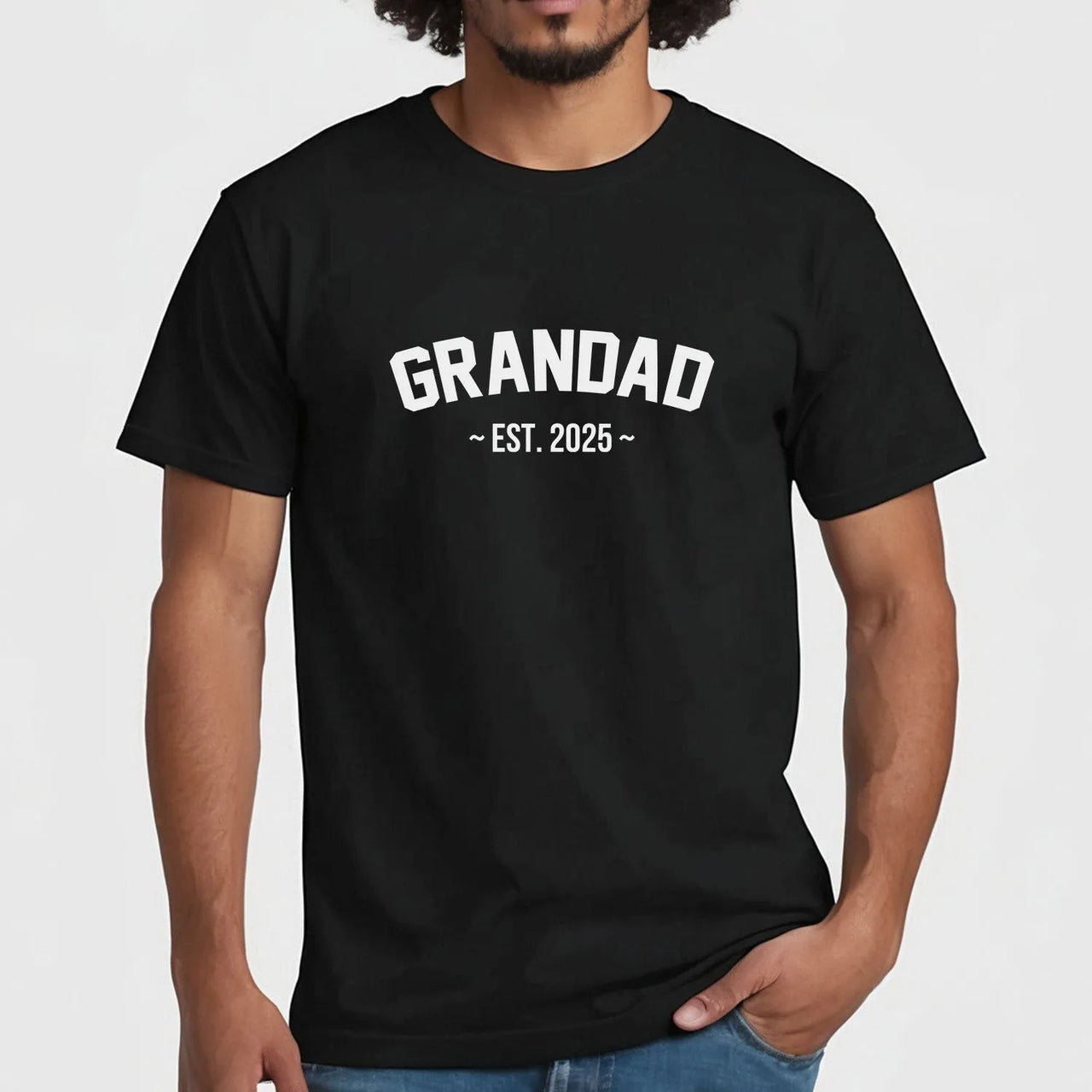 Customised Grandad Tee - Father's Day Tribute - For Grandfather - Bespoke Design - DENMARY