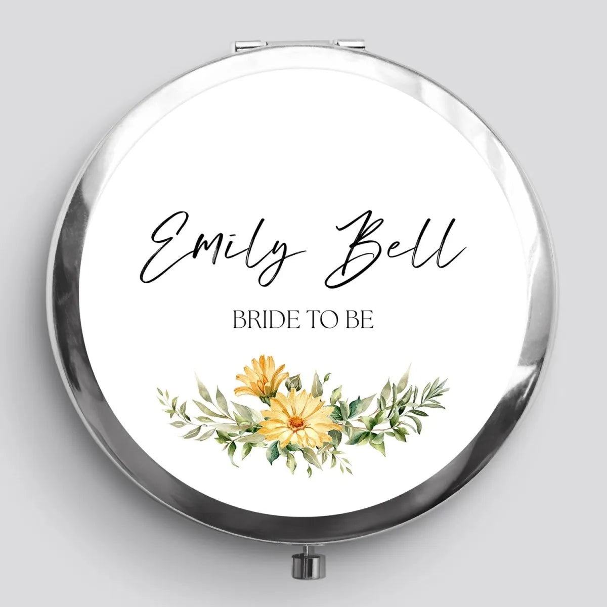 Customised Hen Party Compact - Bridal Shower Mirror - Bridesmaid Gift - DENMARY