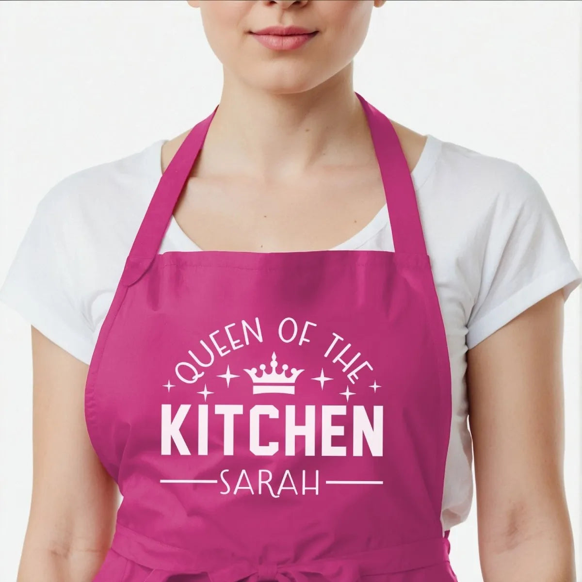 Customised Kitchen Queen Apron - Culinary Gift for Her - Birthday or Christmas - DENMARY