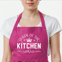 Thumbnail for Customised Kitchen Queen Apron - Culinary Gift for Her - Birthday or Christmas - DENMARY