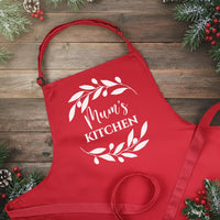 Personalised Baking Apron - Custom Name, One Size Adjustable Cotton Blend Gift