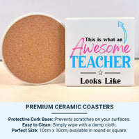 Awesome Teacher Mug – Bold Arrow Design | Fun Classroom Gift for Staff