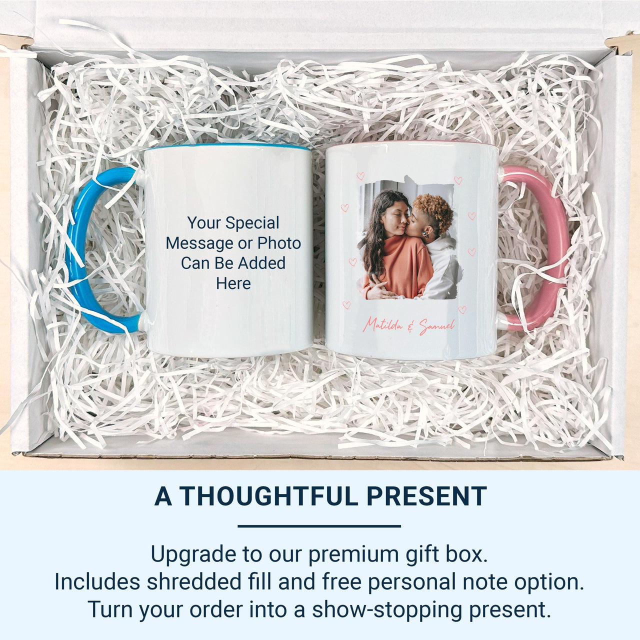 Personalised Photo Mug – Your Picture, Names or Date – Custom Memory Keepsake for Family Moments, Holidays and Anniversaries