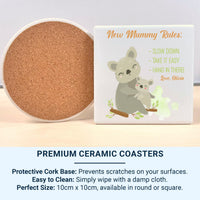 New Mummy Rules Personalised Mug – Koala Mum and Baby with Gentle Reminders – First Mother’s Day and Baby Shower Gift