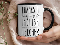 Funny Teacher Mug – Spelling Joke for English Teachers | End of Term Appreciation