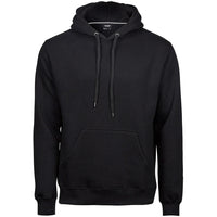 Premium hoodie (Tee Jays Hooded Sweatshirt) in black, plain front before personalisation